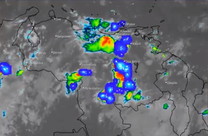 El estado del tiempo en Venezuela este viernes #31Jul, según el Inameh