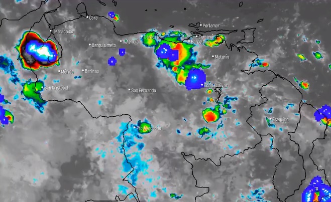 El estado del tiempo en Venezuela este sábado #18Ago, según el Inameh