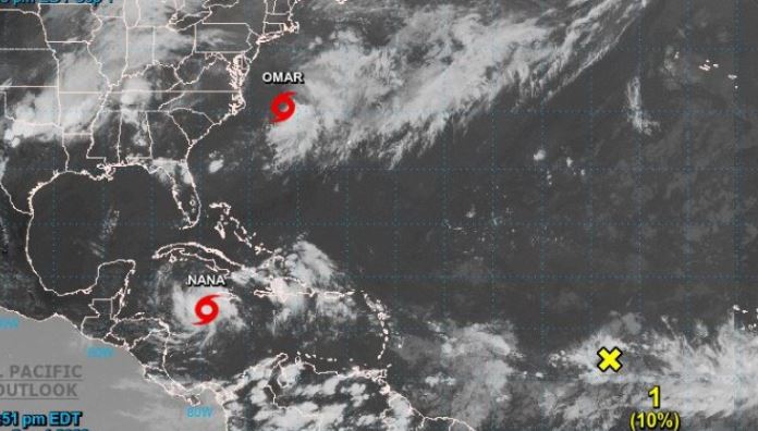 Alerta preventiva en El Salvador ante lluvias de tormenta Nana