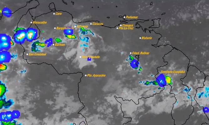 Inameh pronostica escasa nubosidad y lluvias de intensidad variable para este #14Feb