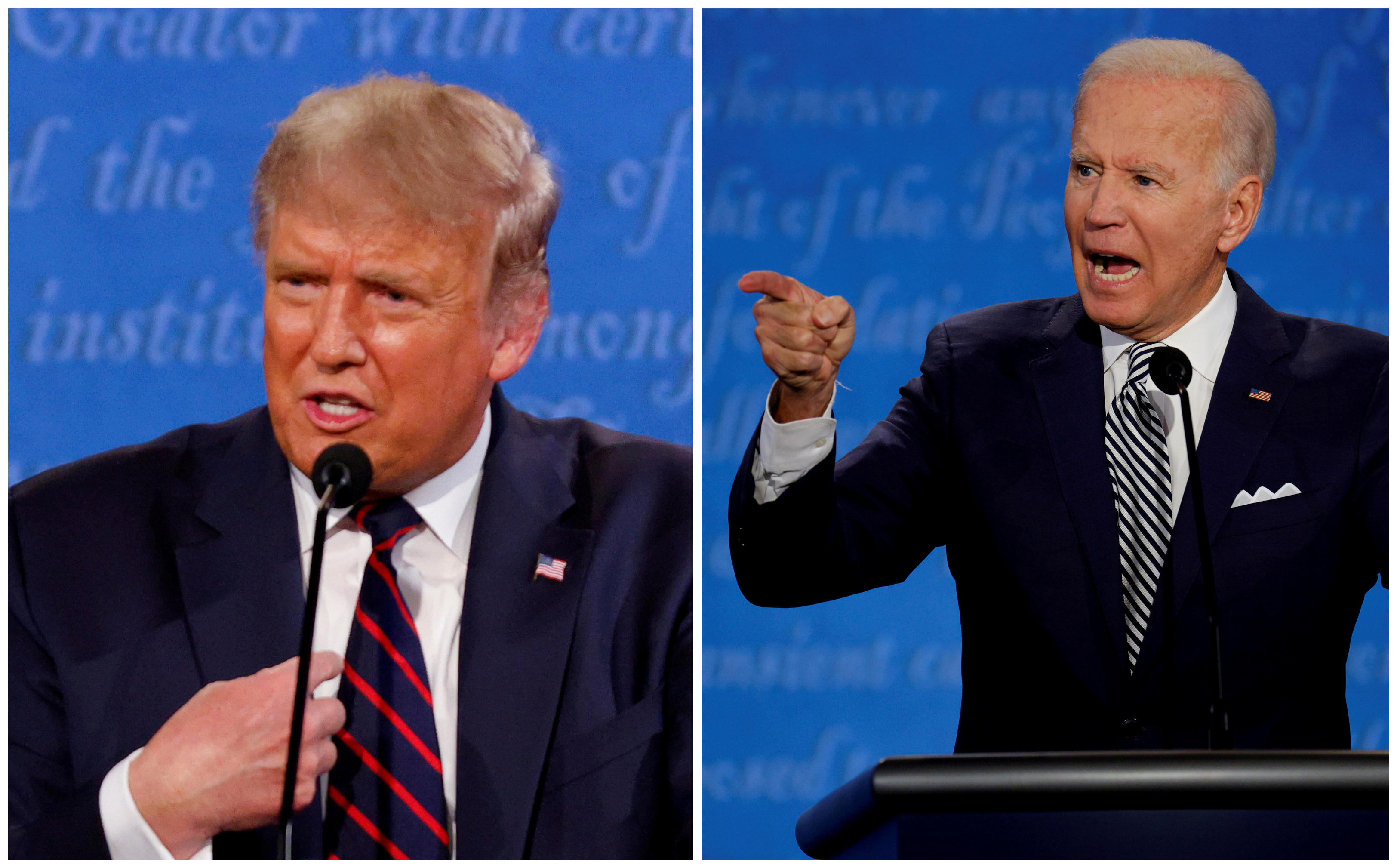 Antes del debate, Trump y Biden cruzaron mensajes sobre Venezuela (VIDEO)