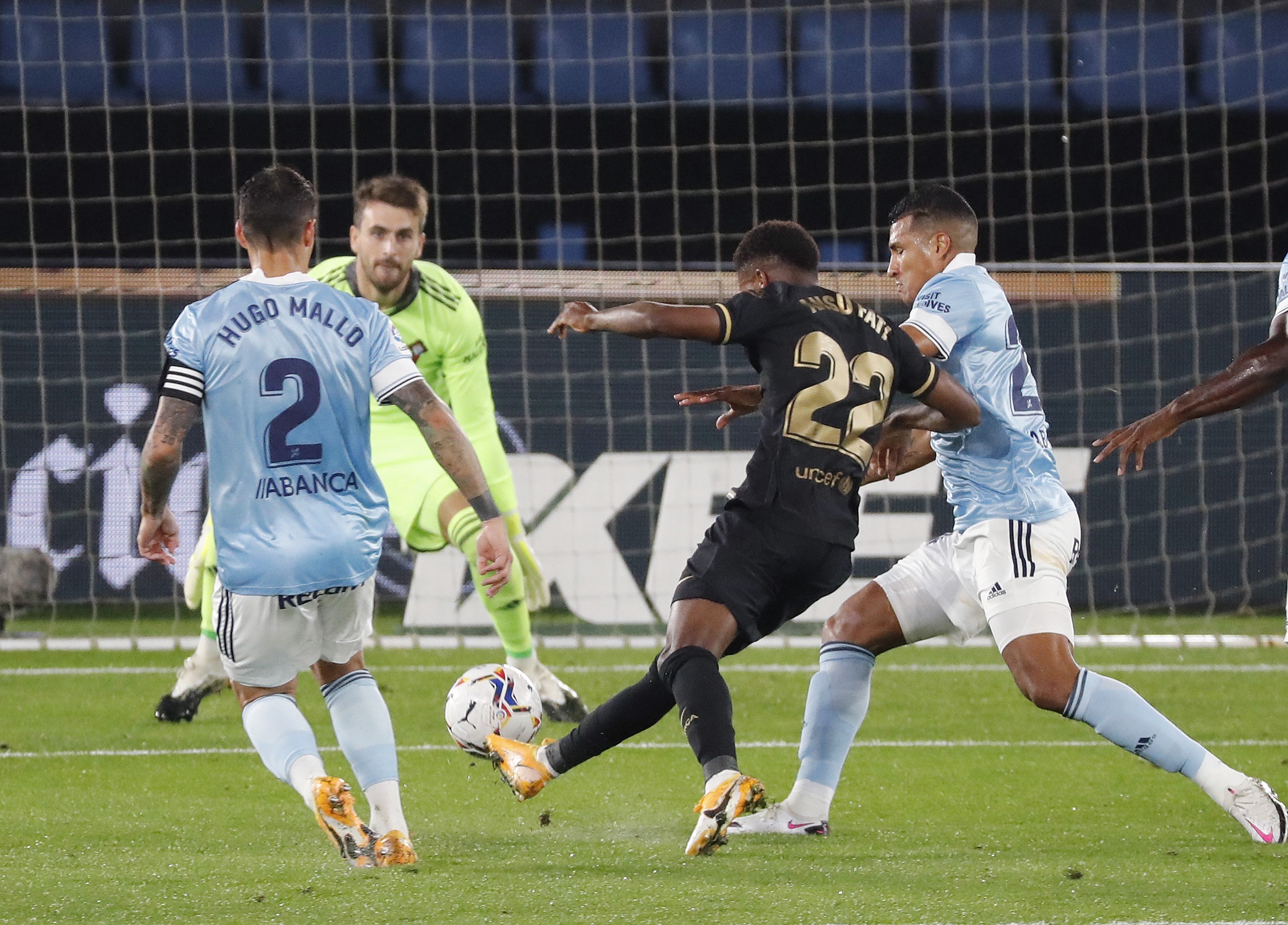 Barcelona rompió su maldición al vencer a Celta de Vigo con Ansu Fati en rol estelar