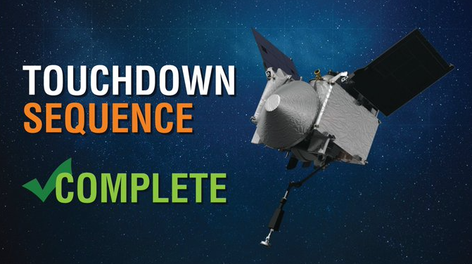 En VIDEO: Sonda Osiris-Rex de la Nasa entró en contacto con el asteroide Bennu