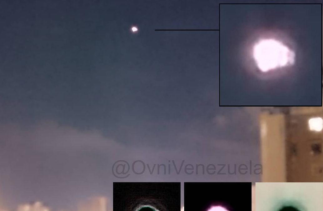 ¿Ovni? Pareja captó gran objeto luminoso en los cielos de Baruta (FOTO)