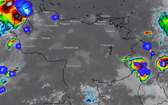 El estado del tiempo en Venezuela este miércoles #7abr, según el Inameh