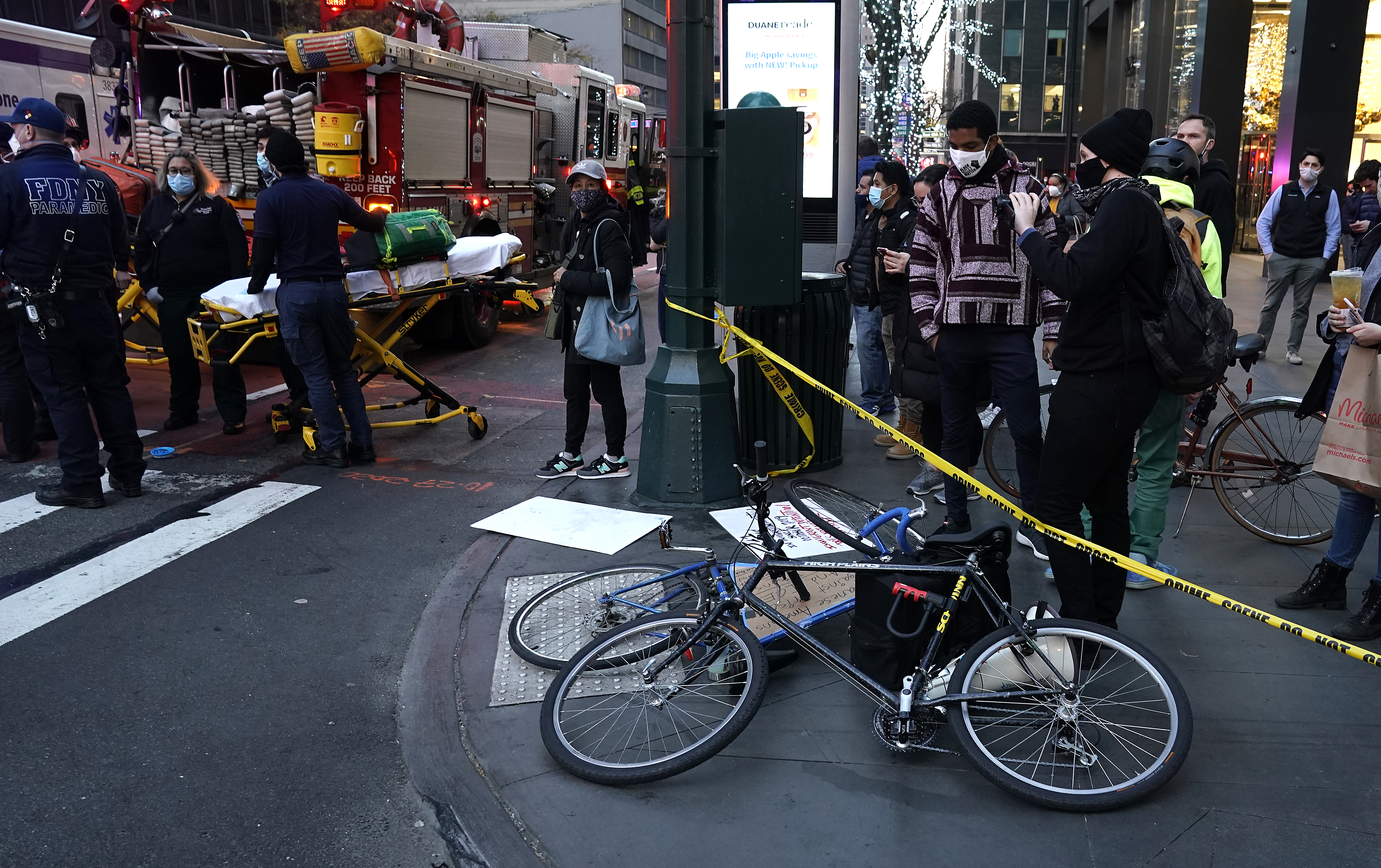 Auto atropelló a manifestantes de Black Lives Matter en Nueva York