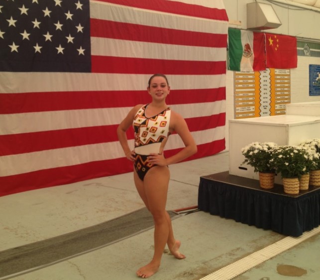 Valeria Bermúdez una campeona de la natación y la vida