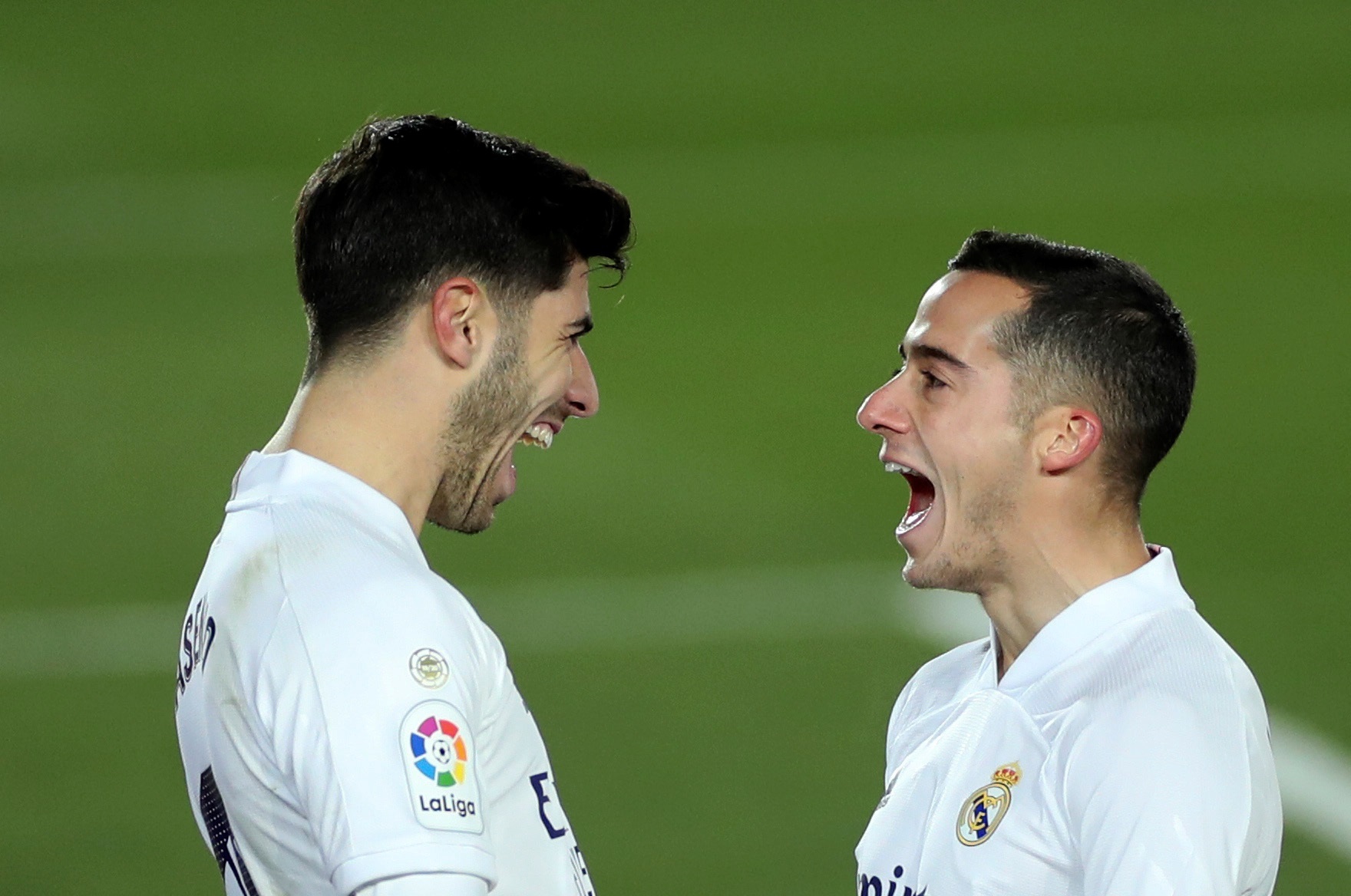 Marco Asensio y Lucas Vázquez sellaron la primera victoria del Real Madrid en 2021