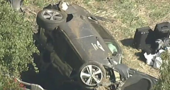 Así quedó el carro de Tiger Woods luego del terrible accidente (FOTOS)