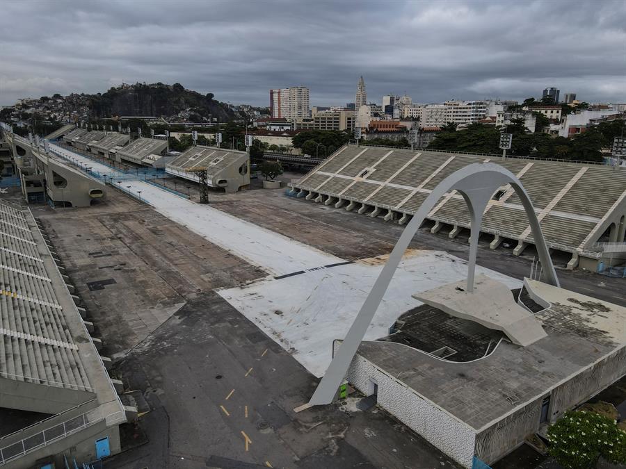 Un acto simbólico y de protesta abre el cancelado Carnaval de Río de Janeiro