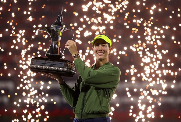 ¡El orgullo de Guatire! Garbiñe Muguruza “rompió el maleficio” y conquistó Dubai (VIDEO)