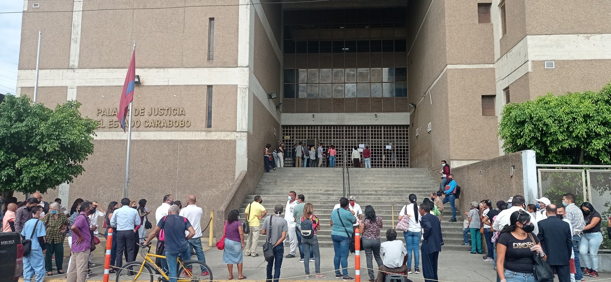 Brote masivo de coronavirus obligó al Palacio de Justicia de Carabobo a suspender actividades