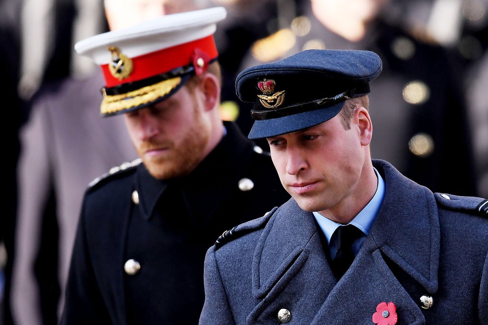 La razón por la que William y Harry no caminarán juntos en la procesión del funeral de su abuelo