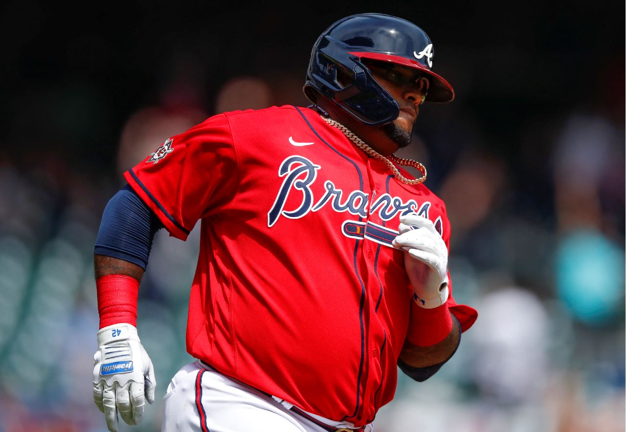 Bravos vencieron a Marlins con jonrones de Ronald Acuña Jr. y Pablo Sandoval (Videos)