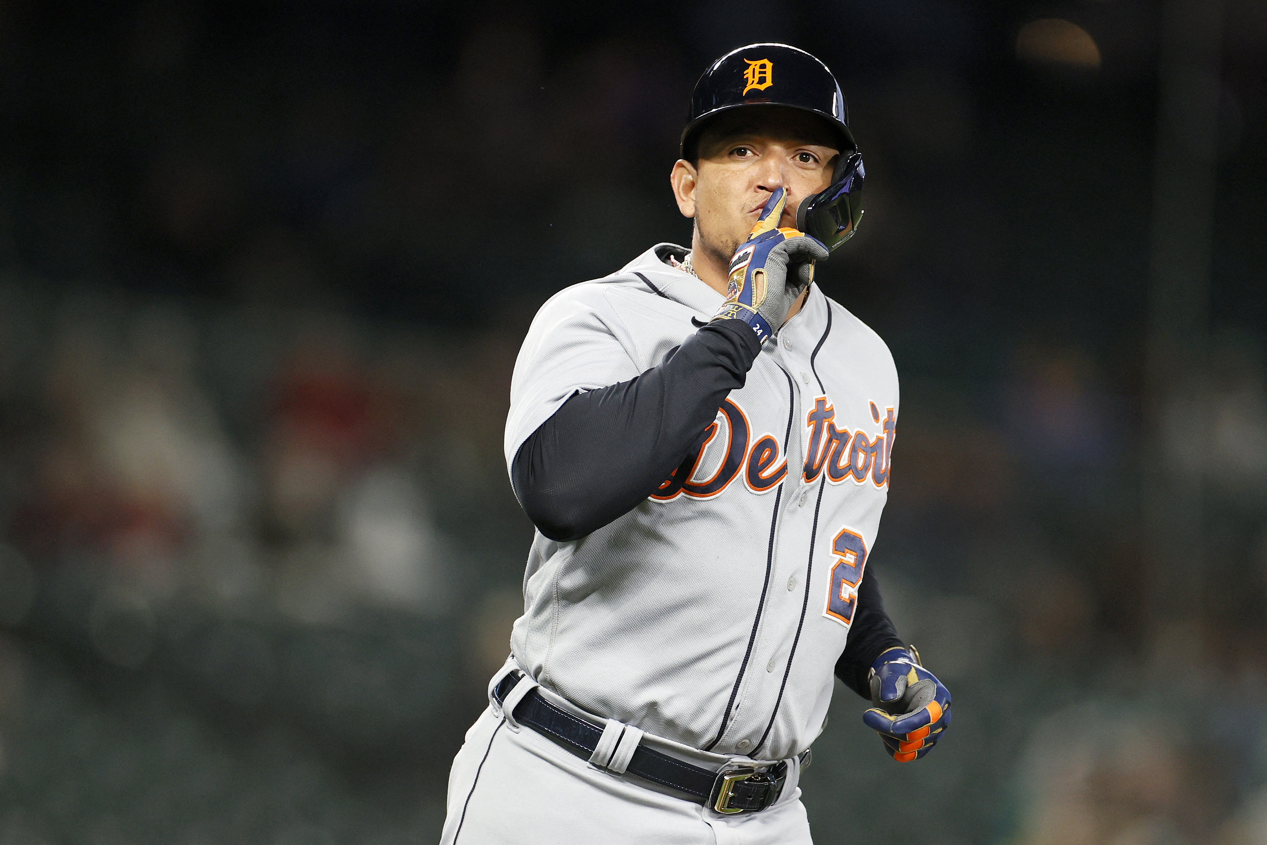 Miguel Cabrera conectó otro hit en su camino a los 3.000 imparables en Grandes Ligas (Video)