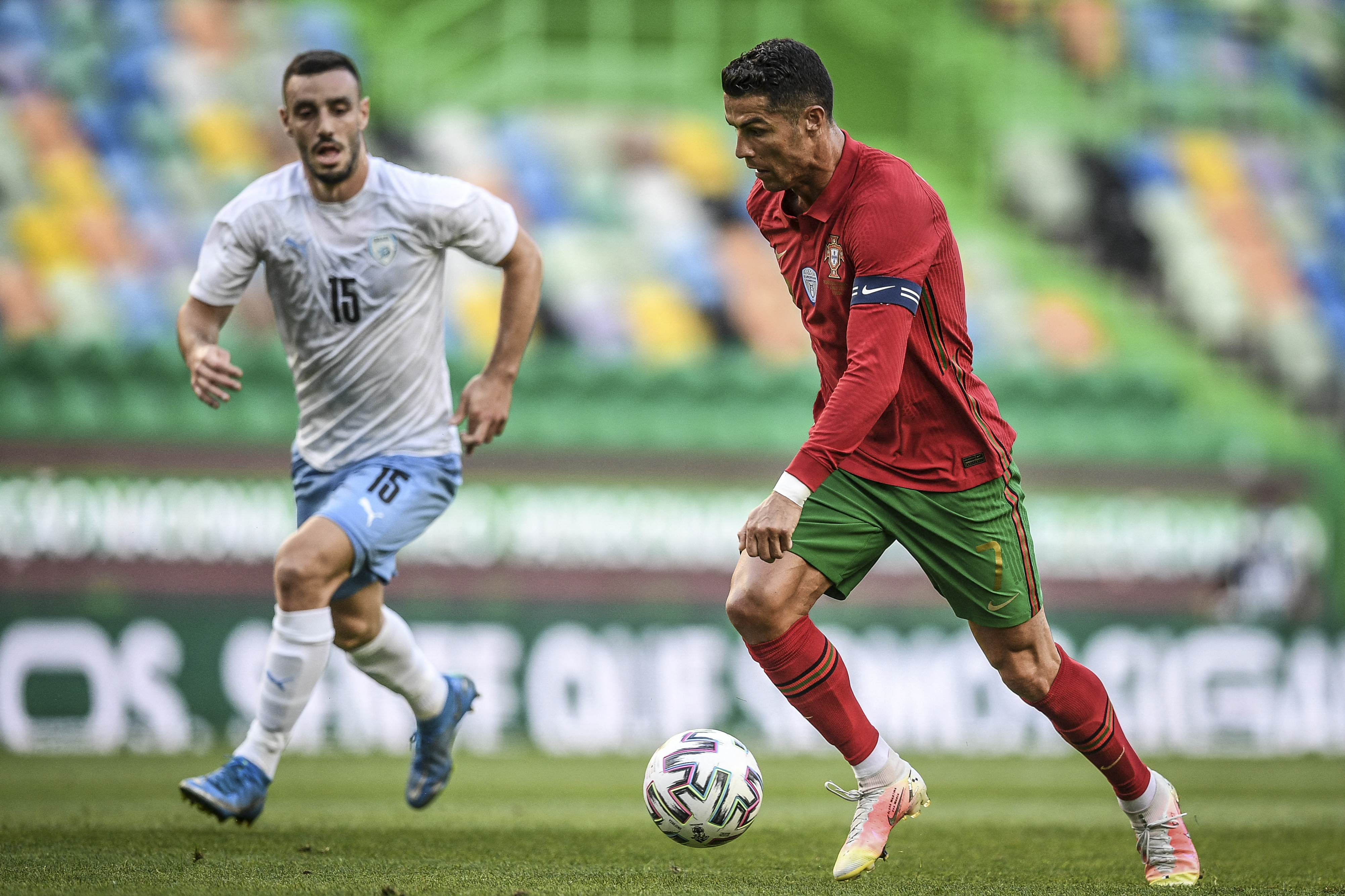 Cristiano Ronaldo lideró goleada de Portugal ante Israel a días de la Eurocopa