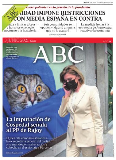 Portadas de la prensa internacional de este jueves 3 de junio de 2021