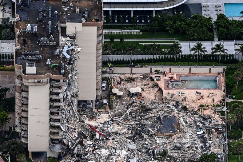 Informé detalló que el edificio Champlain Towers South se estaba hundiendo antes de su colapso