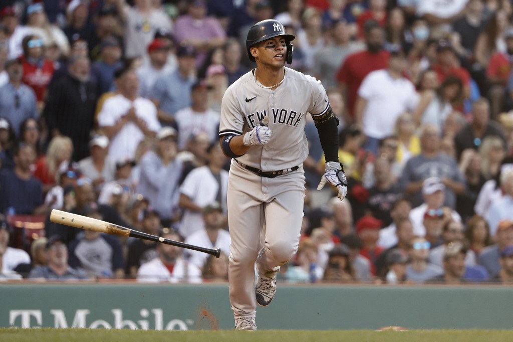 Gleyber Torres aportó la carrera del triunfo de Yankees sobre Medias Rojas