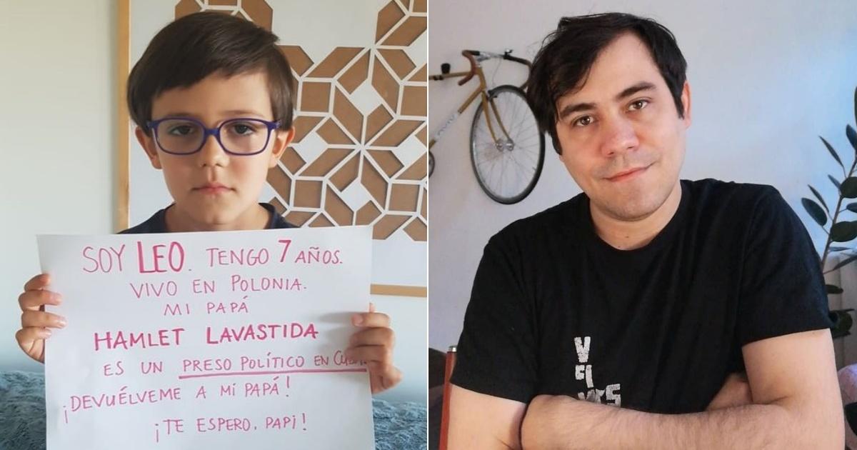 “¡Devuélveme a mi papá!”, la protesta de un niño por su padre preso en Cuba