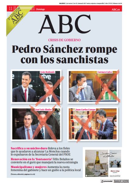 Portadas de la prensa internacional de este domingo 11 de julio de 2021