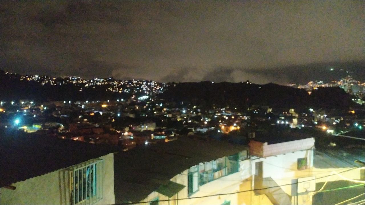 La Cota 905 sin luz, en medio de enfrentamientos contra el hampa (Fotos y video)