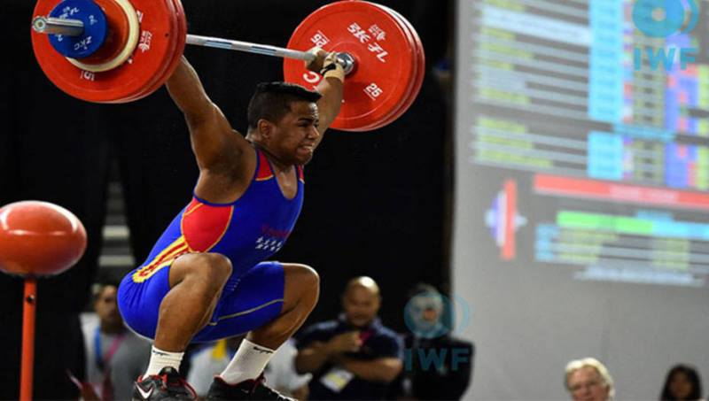 Keydomar Vallenilla logró tres medallas de oro en el Panamericano de Pesas de Guayaquil (Video + celebración)