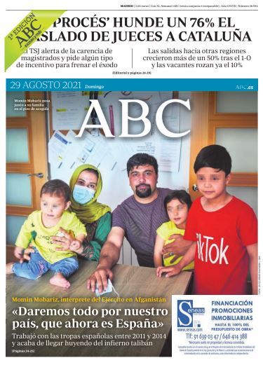 Portadas de la prensa internacional de este domingo 29 de agosto de 2021