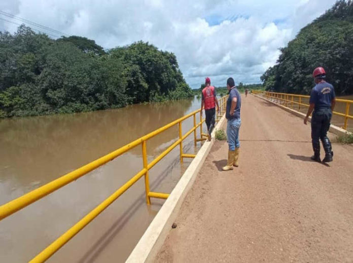 Alerta en Zaraza ante la crecida de los ríos Unare e Ipire