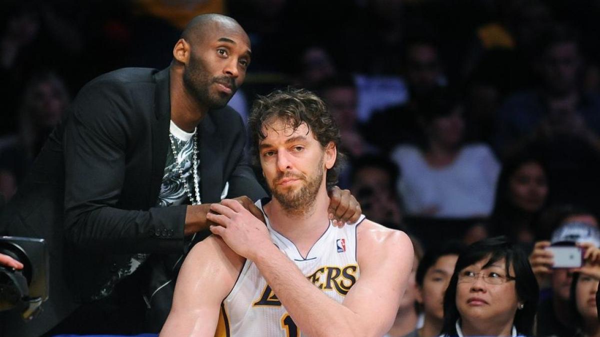 Me gustaría mucho que estuvieras aquí: Pau Gasol en llantos al recordar a Kobe Bryant durante su retiro (VIDEO)