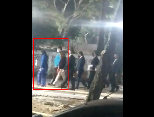 Pillaron a Maduro, Cilia y Delcy recorriendo la UCV bajo fuerte comitiva de seguridad (VIDEO)