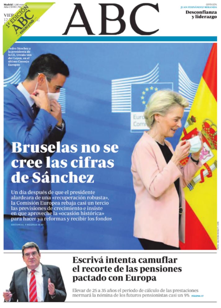 Portadas de la prensa internacional de este viernes 12 de noviembre de 2021