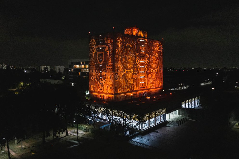 La Universidad Nacional Autónoma de México se pintará de naranja por las víctimas de la violencia de género este #25Nov