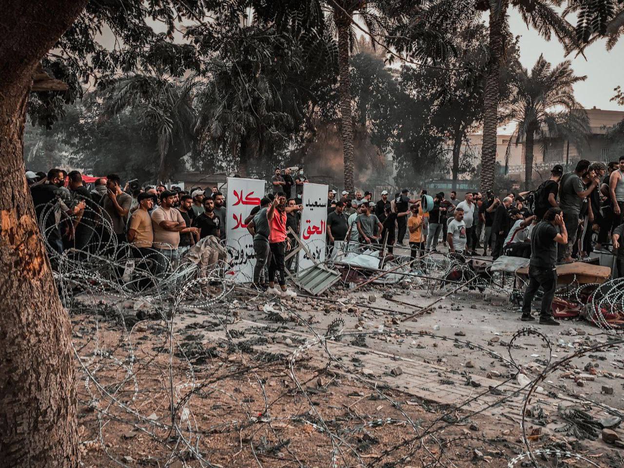 Dos muertos y más de 100 heridos en protesta por resultado electoral en Irak (VIDEO)