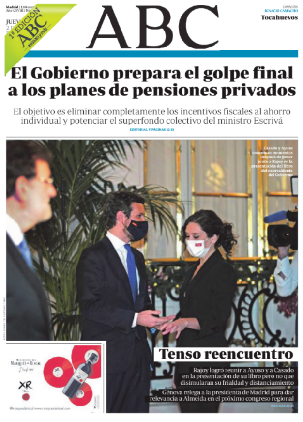 Portadas de la prensa internacional de este jueves 2 de diciembre de 2021