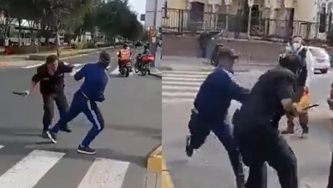 “Estoy arrepentido”: Habló el venezolano que agredió a un policía en Perú