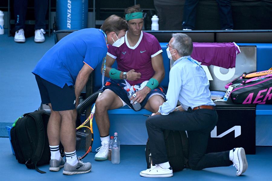 La frase más preocupante tras los problemas que tuvo Nadal en el Abierto de Australia: Perdió cuatro kilos