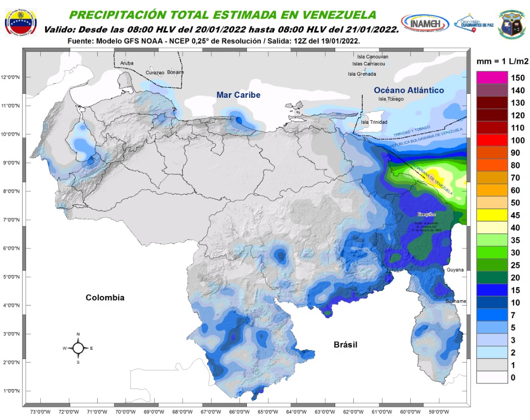 Inameh prevé olas de hasta dos metros de altura para este #20Ene