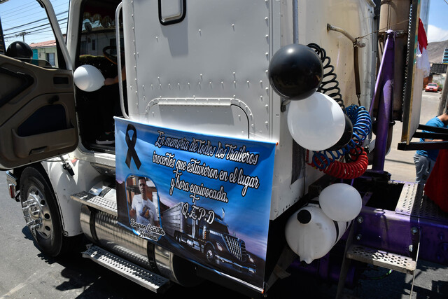 Levantaron protesta en Chile tras funeral de camionero muerto por venezolanos