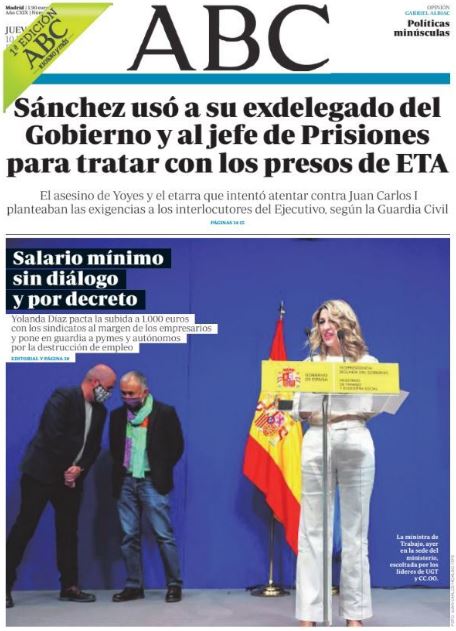 Portadas de la prensa internacional de este jueves 10 de febrero de 2022