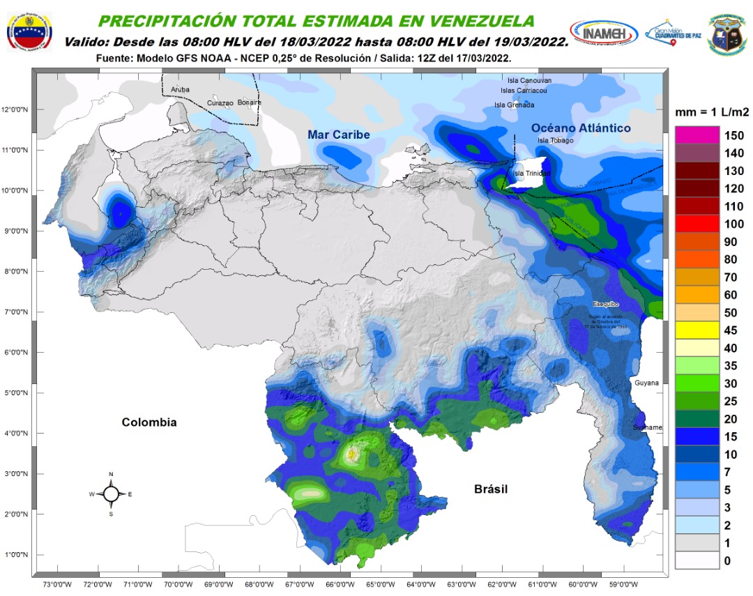 Fuertes marejadas y descargas eléctricas: el pronóstico de Inameh para este #18Mar