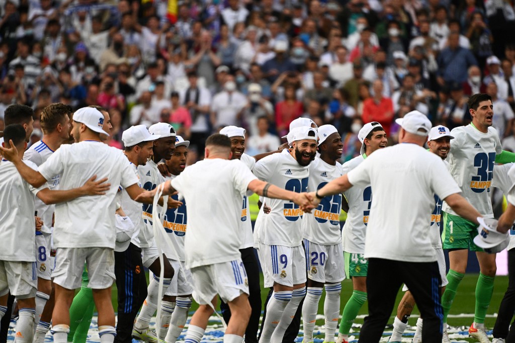 El Real Madrid se coronó campeón y conquistó su 35º título en la Liga española