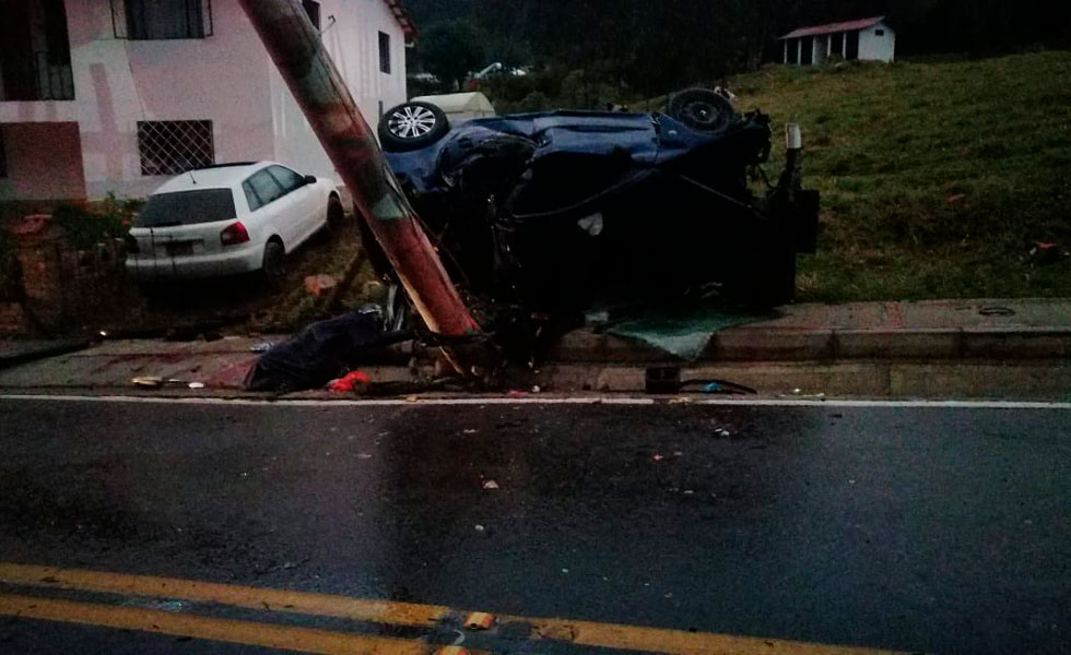 Al menos nueve muertos y 26 heridos en dos accidentes de tráfico en Colombia