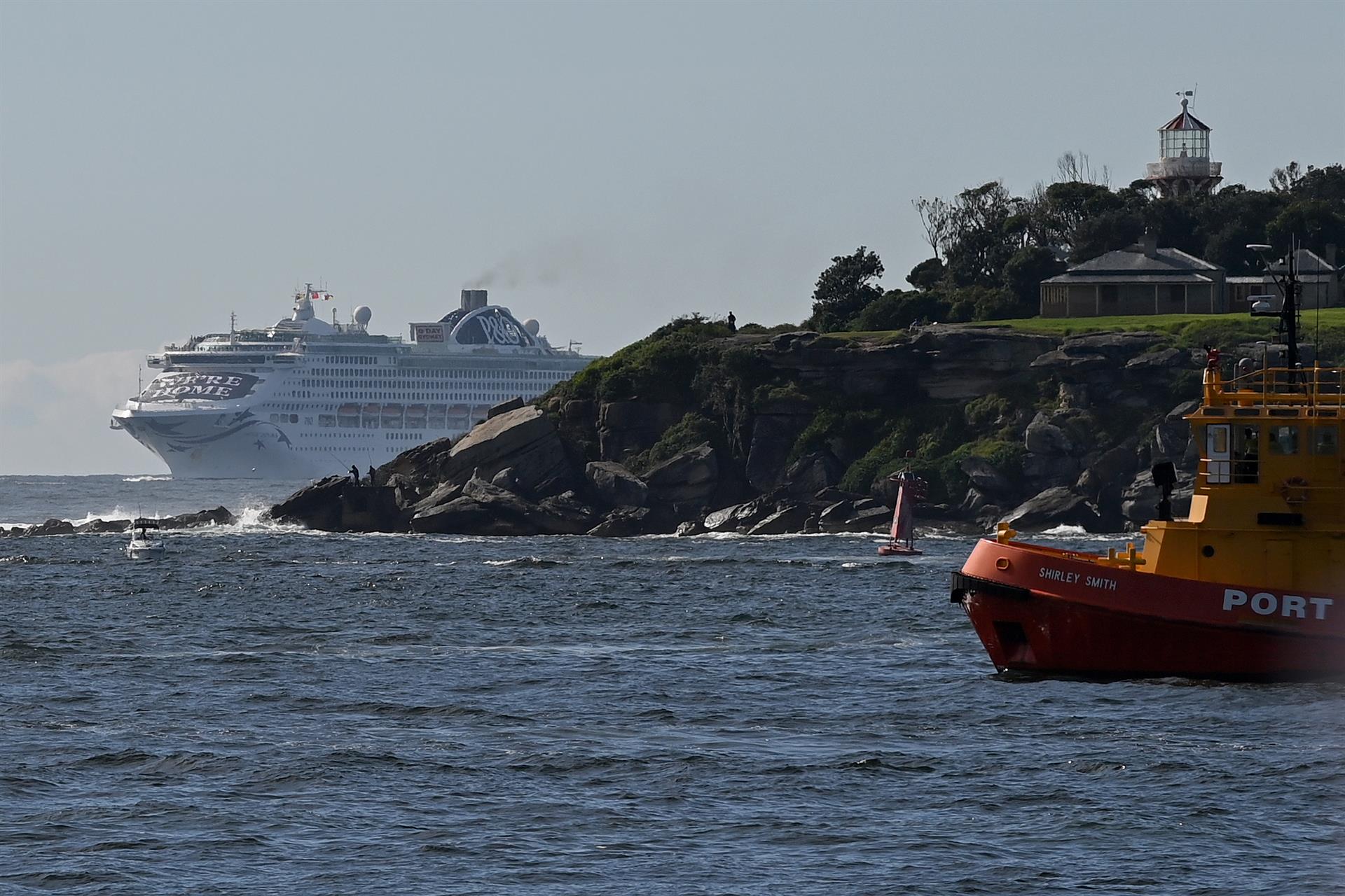 Australia recibe su primer crucero tras dos años de prohibición por el Covid