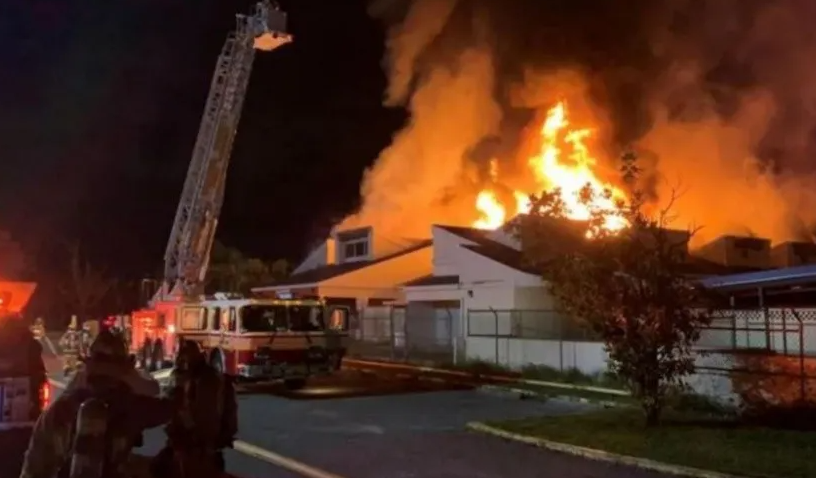 VIDEO: El dramático rescate de una bebé de un año durante un incendio en Orlando