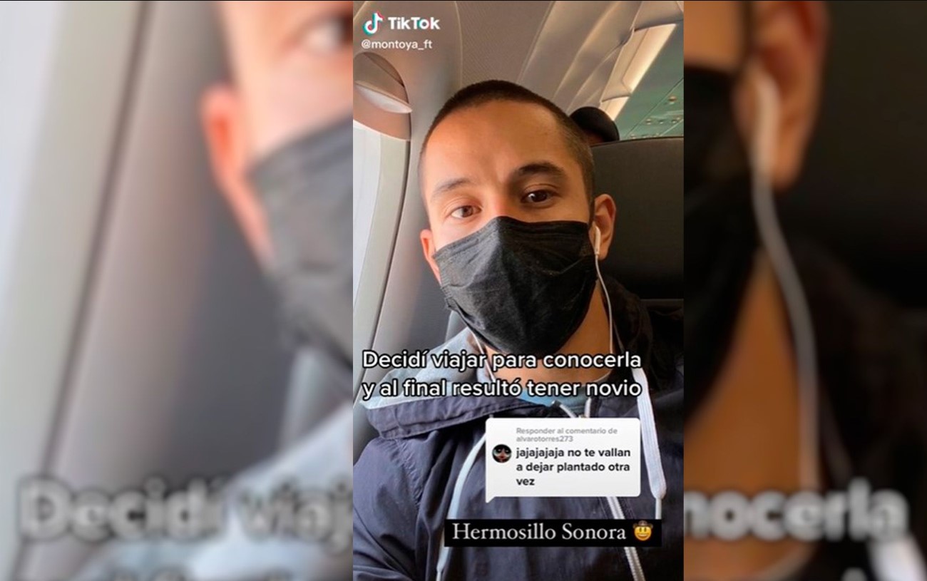 Se enamoró por internet, tomó un vuelo para verla y ella le confesó que tenía novio: su reacción fue viral