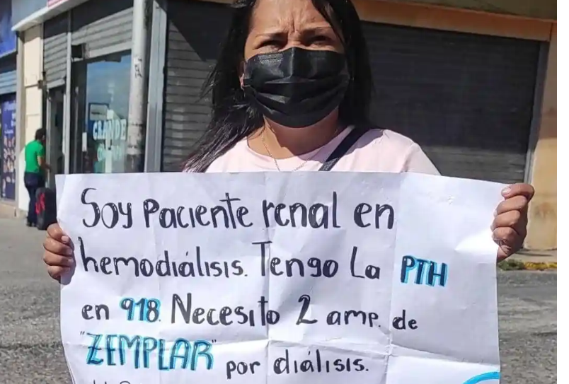 Más de 900 pacientes renales en Lara están en riesgo por falta del medicamento Zemplar