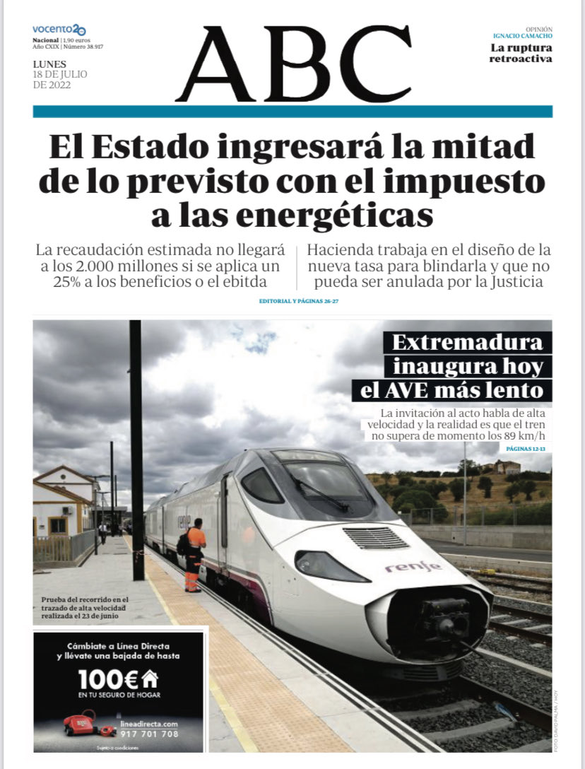 Portadas de la prensa internacional de este lunes 18 de julio de 2022