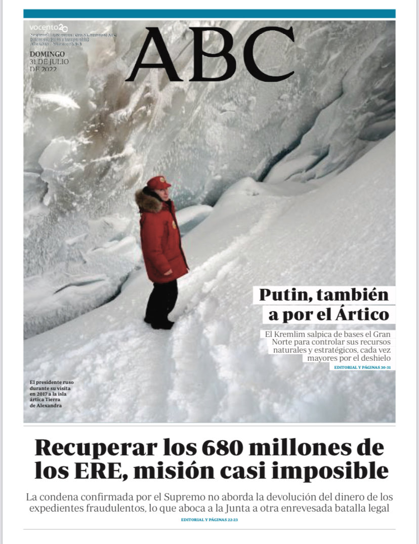 Portadas de la prensa internacional de este domingo 31 de julio de 2022