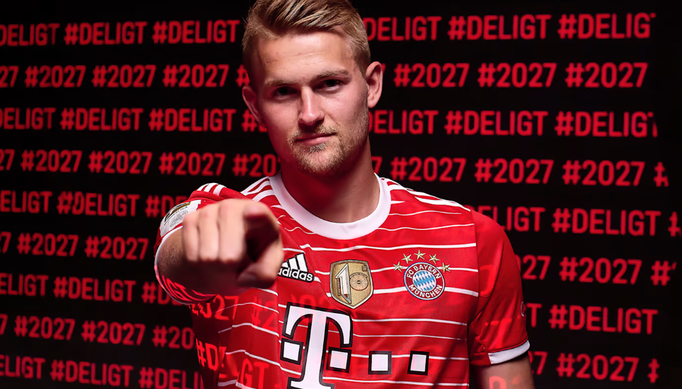 Matthijs de Ligt firmó por el Bayern Múnich hasta 2027